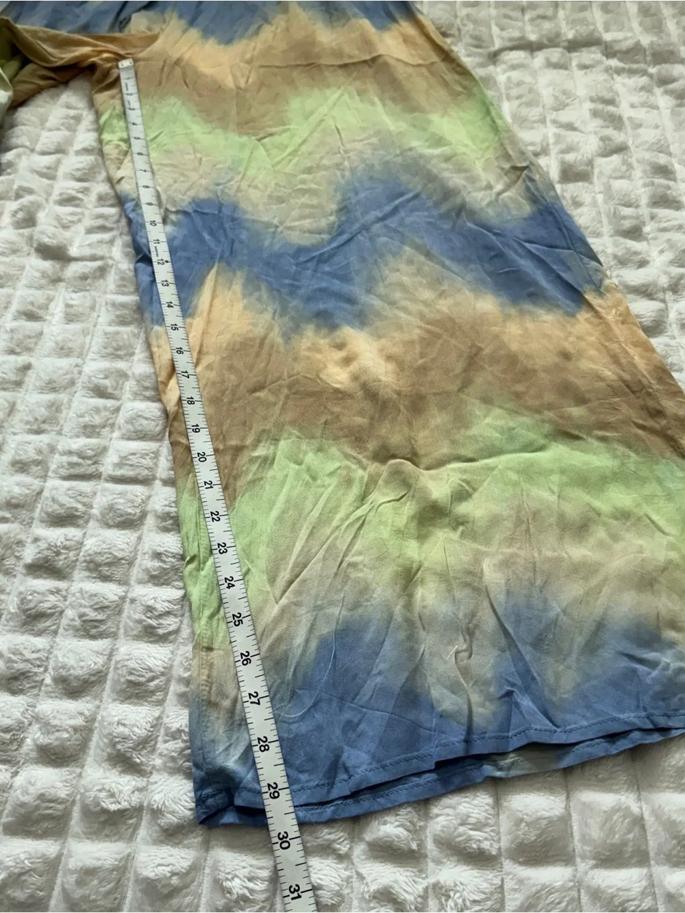 New FRNCH Paris Medium Parina Tie Dye Wide Leg Palazzo Pants - Picture 6 of 9